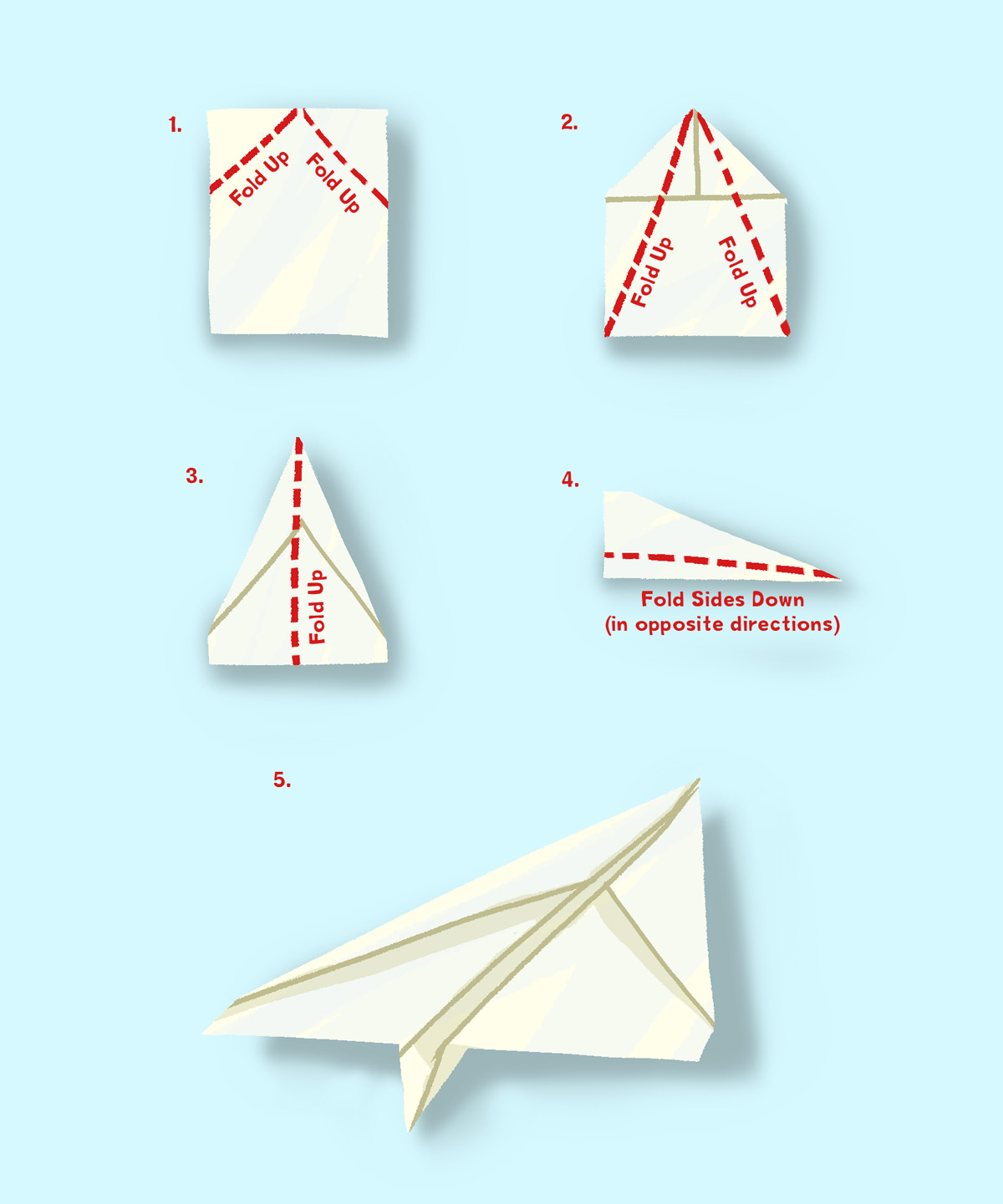 how to make basic paper airplanes